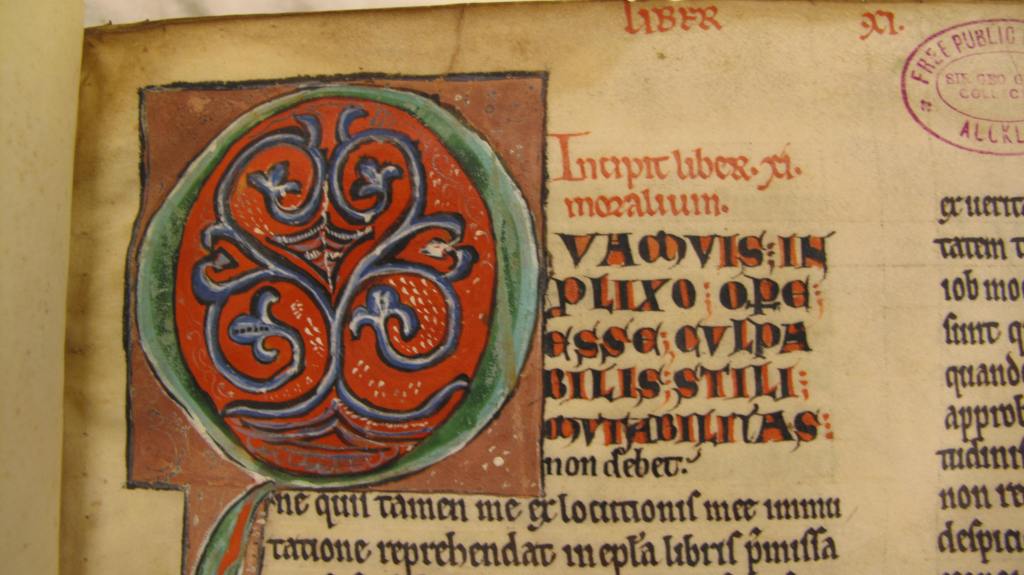 Figure 5, Auckland Libraries, Sir George Grey Special Collections, Med. MS G.132, initial on first folio
